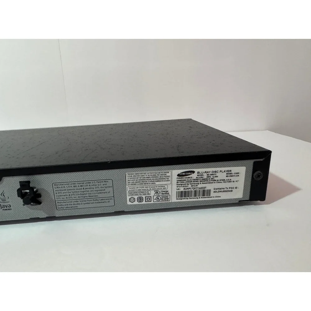 Samsung Blu-Ray Disc DVD Player BD-EM57C Streaming Media Player *For Parts Only*